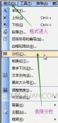 word中如何分栏排版