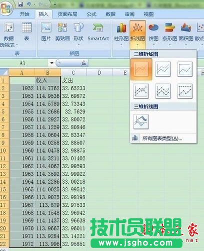 Excel两个Y轴一个X轴的折线图如何做 三联