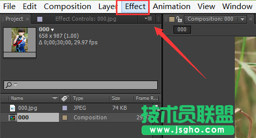AE如何给图片添加timecode效果