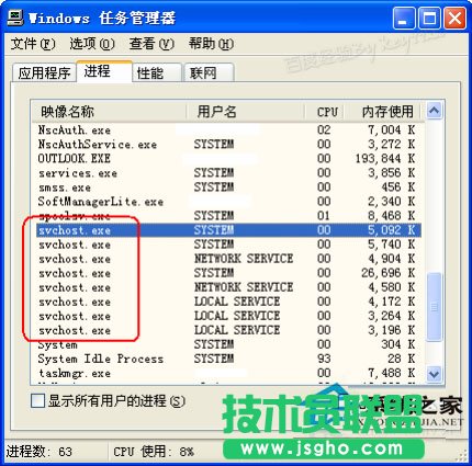 电脑设置技巧之WinXP系统svchost.exe占用CPU