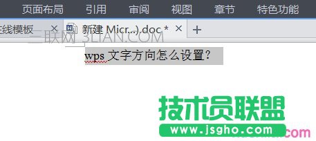 wps文字方向怎么设置？wps文字方向竖向？