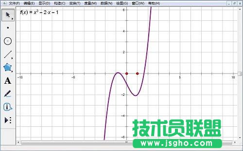几何画板如何绘制函数图像并设定函数定义域 三联