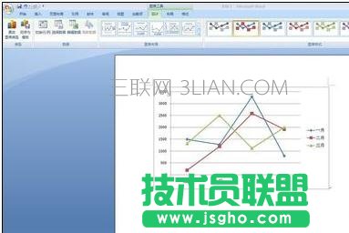 word如何制作折线图