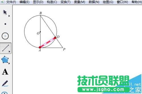 几何画板怎么添加辅助线