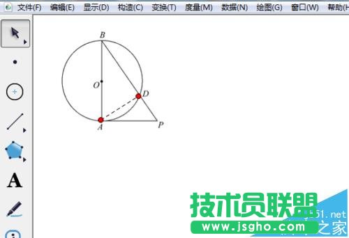 几何画板怎么添加辅助线