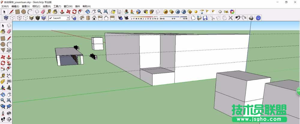 SketchUp草图大师要如何更换材质颜色