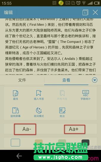 手机wps如何设置字体样式
