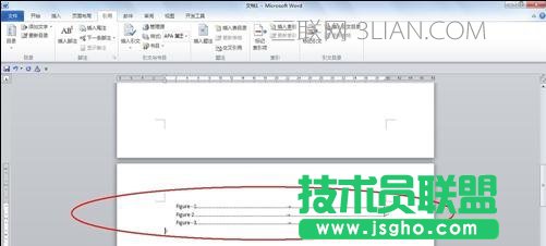 word如何生成图表目录