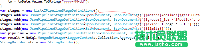 Mongodb在CSharp里如何实现Aggregate实例 三联
