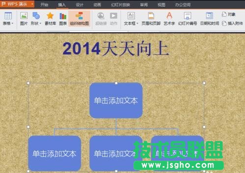 wps幻灯片如何插入组织结构图