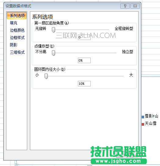 excel如何制作随数据变化的圆环比例图