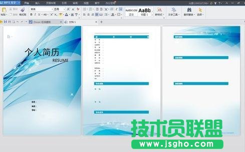 wps使用在线模板方法