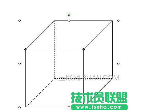 word中如何绘制正方体