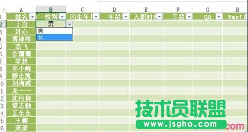如何设置Excel的数据有效性并提示出错警告
