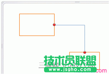 这些形状通过连接线连接。