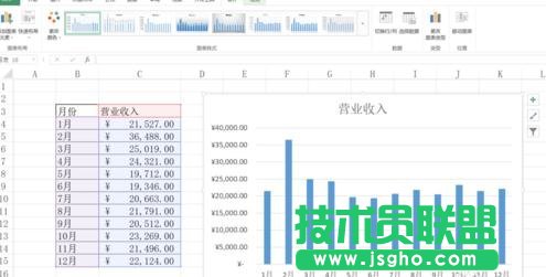 Excel2013中如何画柱状图