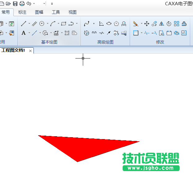 CAXA怎么使用填充命令填充图形
