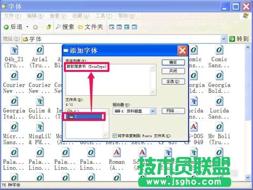 深度技术WINXP系统安装字体(6)