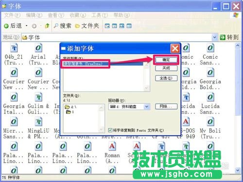深度技术WINXP系统安装字体(7)