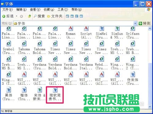 深度技术WINXP系统安装字体(9)
