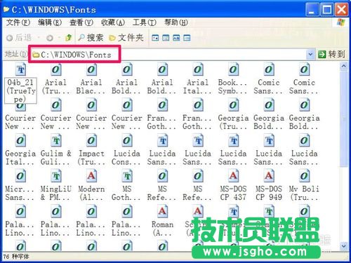 深度技术WINXP系统安装字体(11)