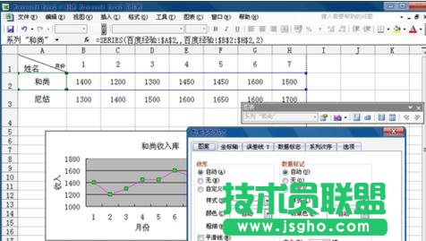 Excel折线图的制作教程