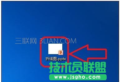 ppt怎么绘制折线图 三联