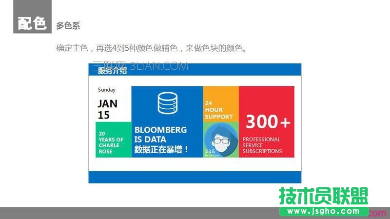 扁平化PPT设计制作教程2：颜色与色块
