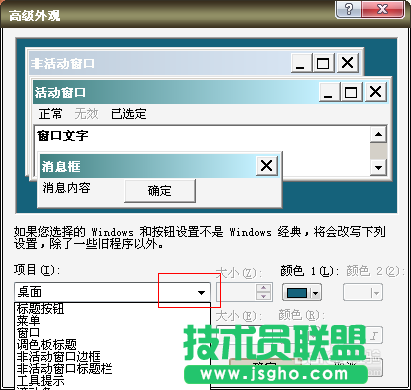 新萝卜家园winxp系统图标能够设置大小吗(3)