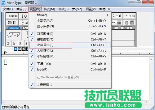 MathType视图