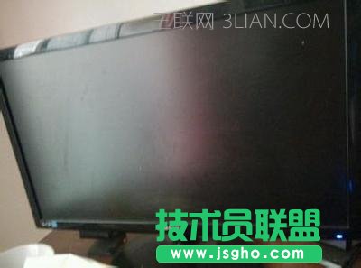 组装电脑显示器不亮 三联