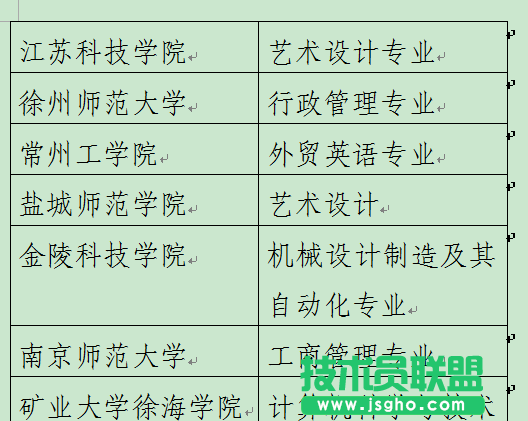 WPS文字单元格中的信息分开
