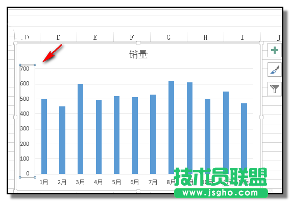 excel如何移动坐标轴