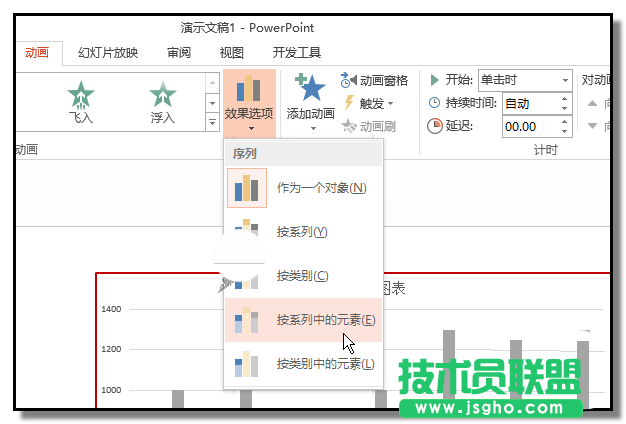 ppt如何制作一个动态柱形图表