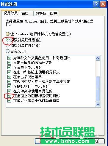 深度技术XP系统桌面图标文字不透明(3)