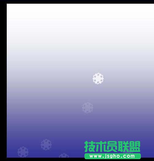PPT如何制作雪花纷飞效果动画 三联
