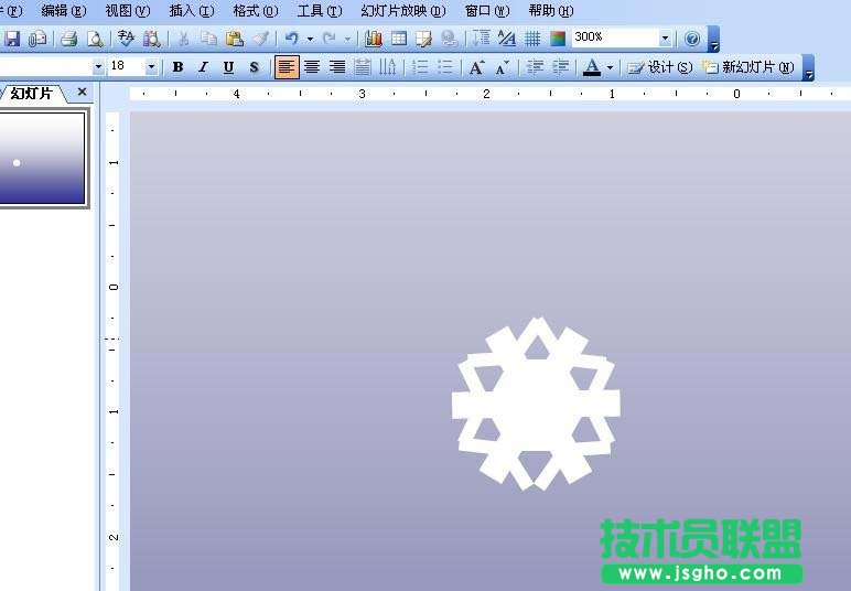 PPT如何制作雪花纷飞效果动画