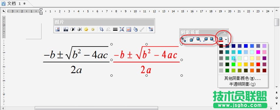 WPS文字给公式变颜色教程