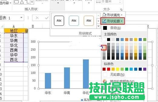 Excel中如何制作柱形目标进度图