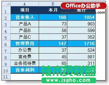 如何使用excel的组合功能实现数据隐藏   三联