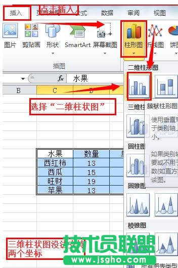 如何在ppt幻灯片中制作混合图表