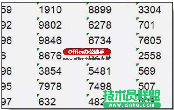 excel如何去掉单元格左上角的绿色小三角形符号  三联