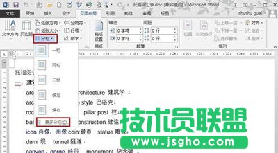 word2013怎么进行分栏排版 word2013分栏排版介绍