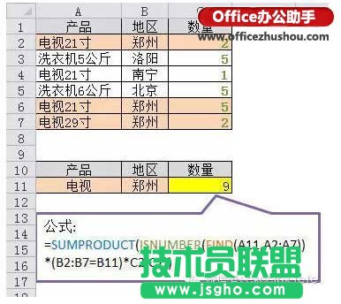 多条件模糊求和