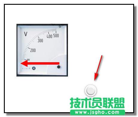 PPT如何制作摆动的电压表指针动画