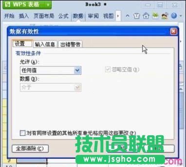 数据有效性