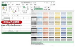 excel如何创建自定义表格套用格式