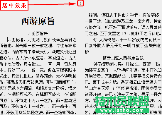 WPS文字页码设置教程