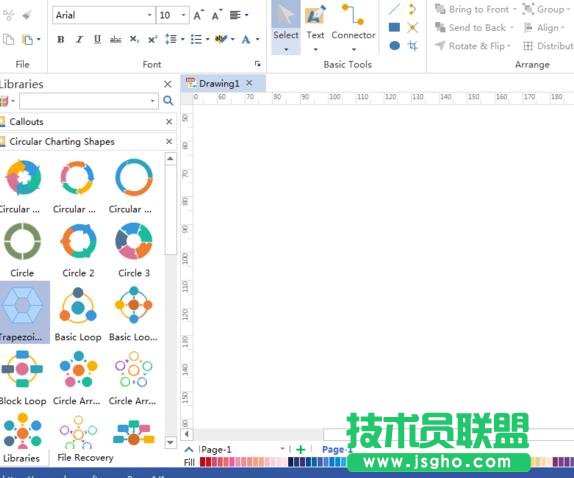 Edraw Max怎么绘制东南西北方向图?