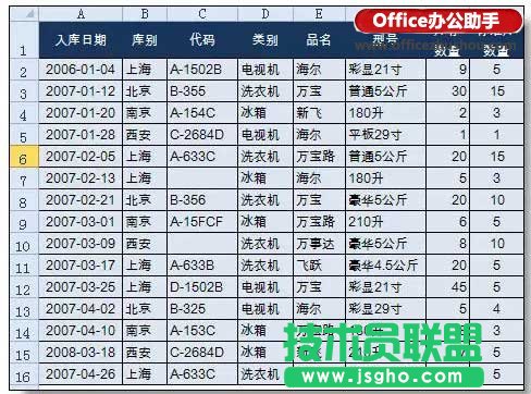 Excel高级筛选